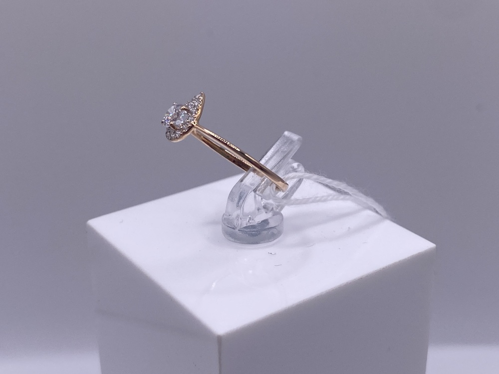 КОЛКМИ585 КОЛЬЦО С КАМНЯМИ (Au 585)