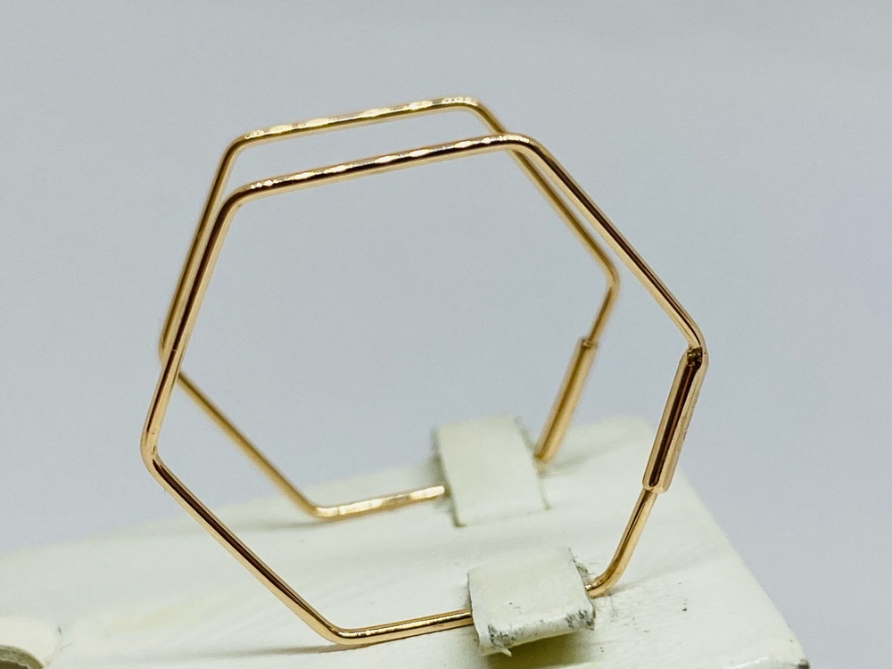 СЕРЬГИ КОНГО без камня (Au 585)