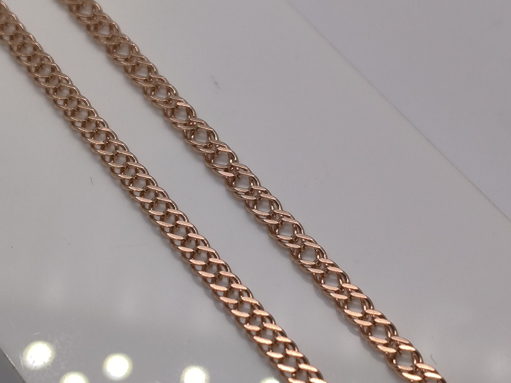 ЦЕПЬ ПОЛНОВЕСНАЯ Ромб двойной (Au 585)