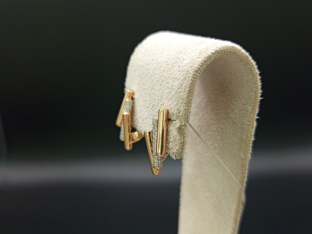 СЕРЬГИ С КАМНЯМИ (Au 585)