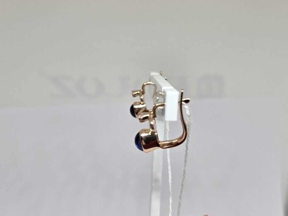 СКМИ585 СЕРЬГИ С КАМНЯМИ (Au 585)