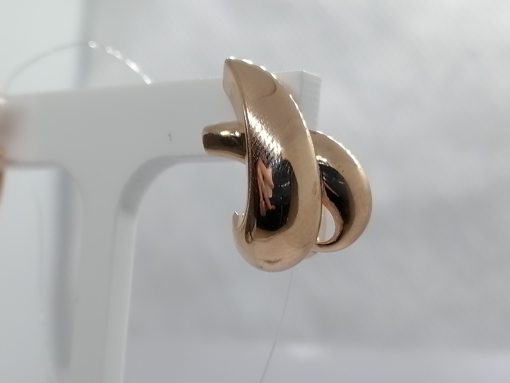 СЕРЬГИ БЕЗ КАМНЯ (Au 585)