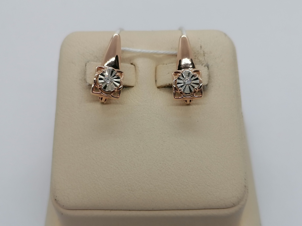 СЕРЬГИ БРИЛЛИАНТ (Au 585)