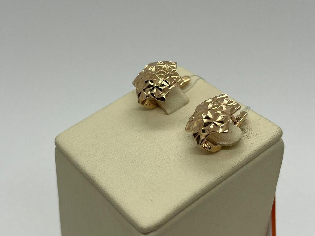 СЕРЬГИ БЕЗ КАМНЯ (Au 585)