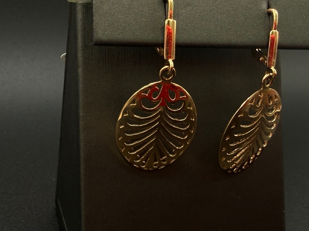 СЕРЬГИ БЕЗ КАМНЯ (Au 585)