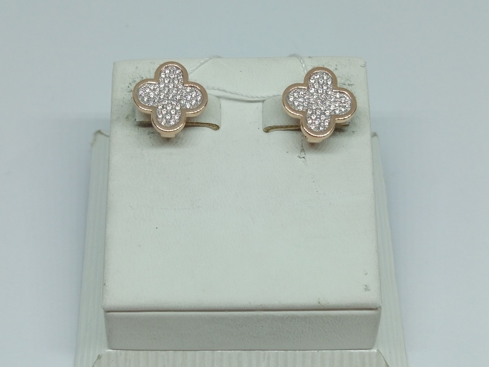 СЕРЬГИ С КАМНЯМИ (Au 585)