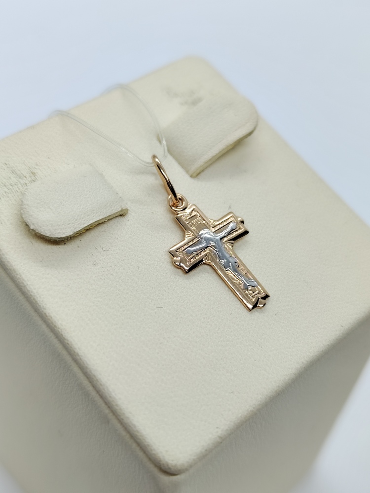 00-63-0094-00 ПОДВЕСКА КРЕСТ без камня (Au 585)