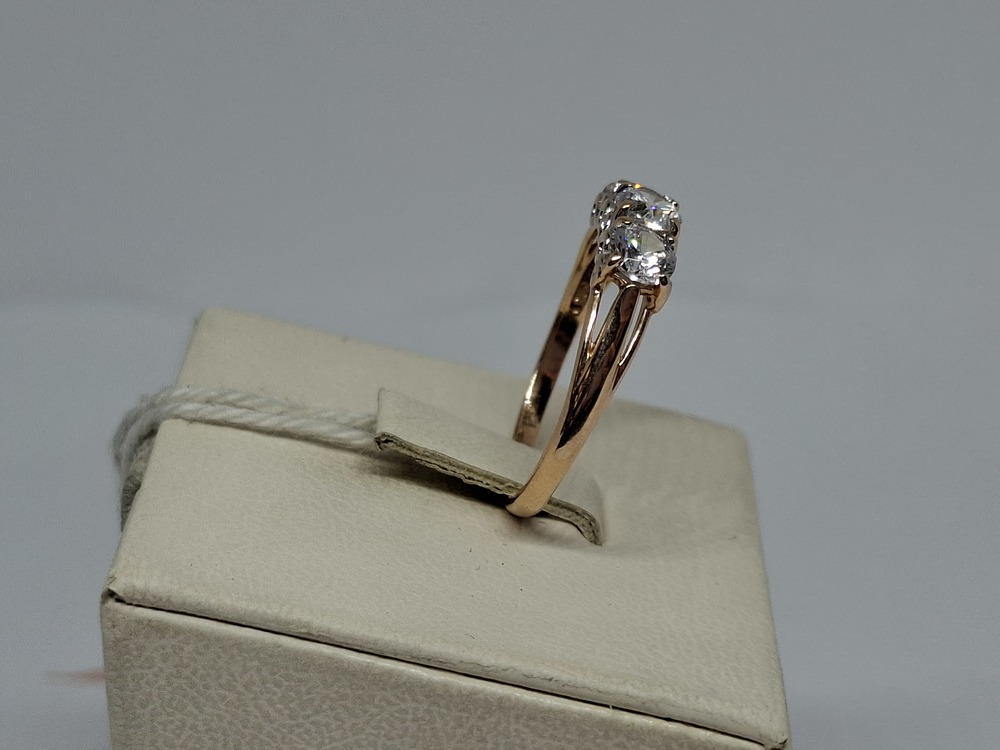 КОЛКМИ585 КОЛЬЦО С КАМНЯМИ (Au 585)