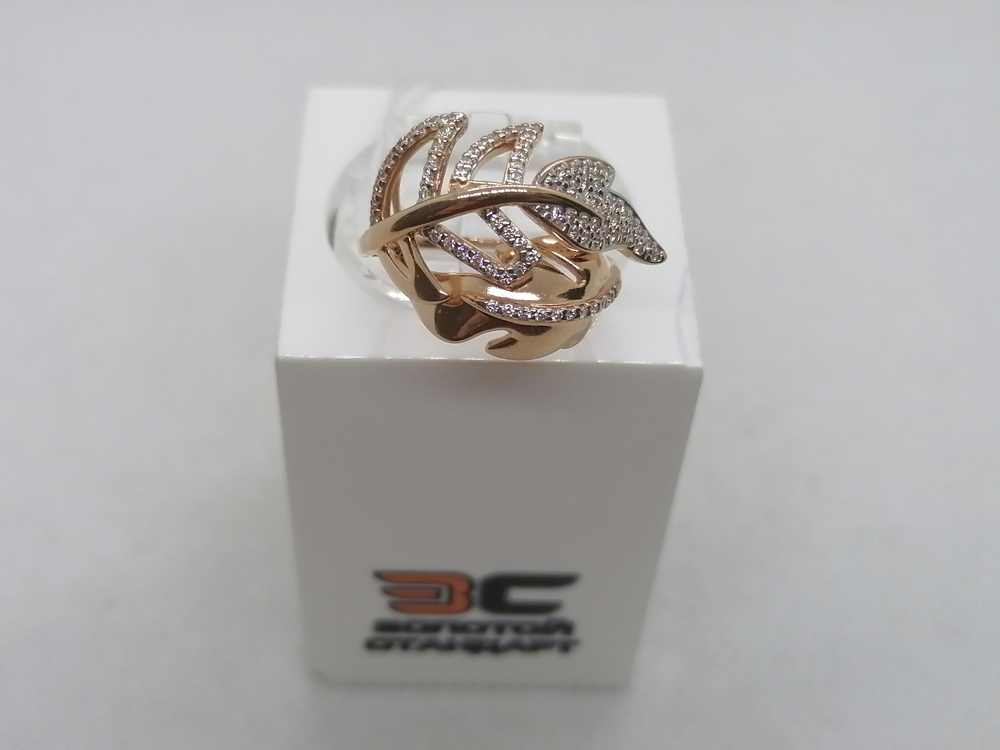 КОЛКМИ585 КОЛЬЦО С КАМНЯМИ (Au 585)