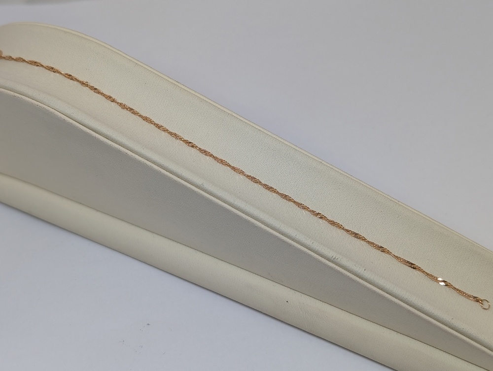 БРАСЛЕТ ПУСТОТЕЛЫЙ Сингапур Au 585