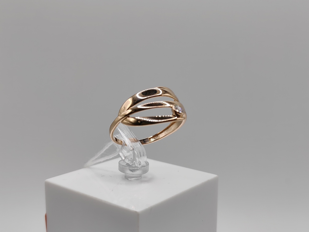 КОЛКМ585 КОЛЬЦО С КАМНЕМ (Au 585)