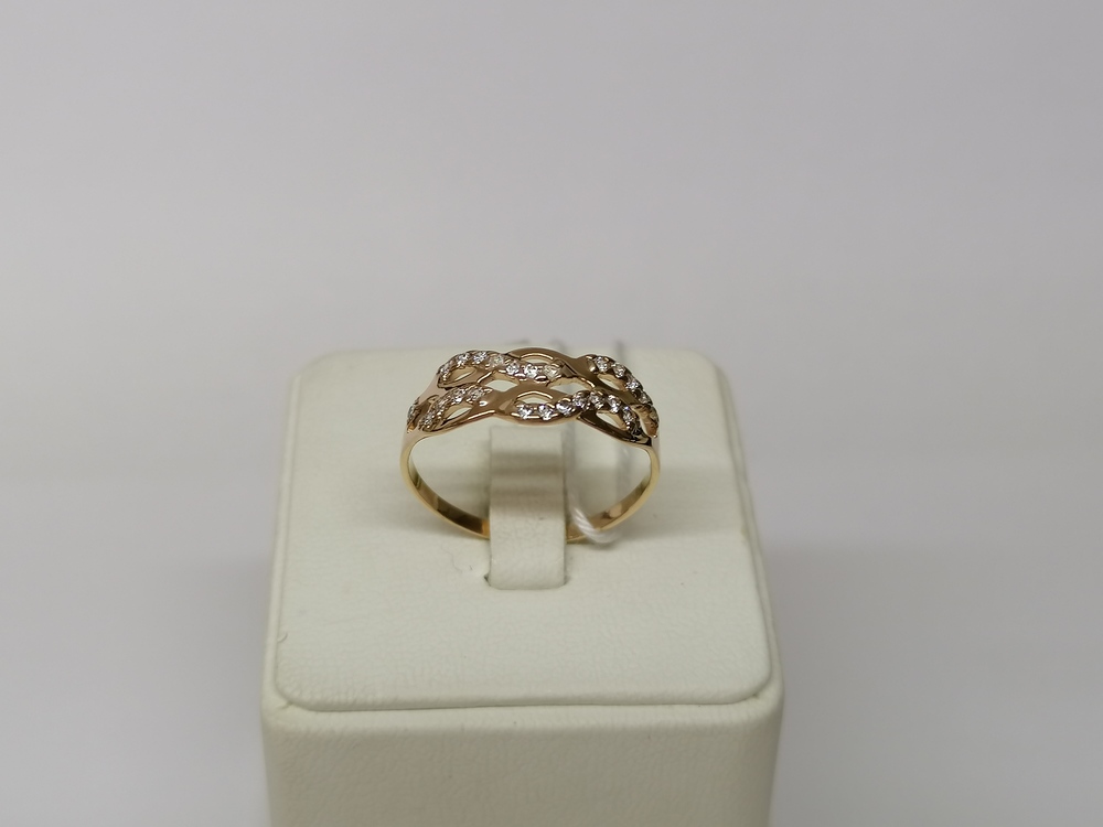 КОЛКМИ585 КОЛЬЦО С КАМНЯМИ (Au 585)