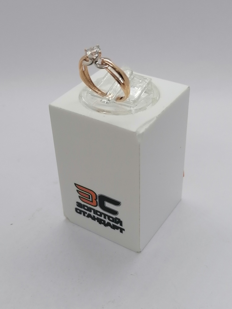 КОЛКМ585 КОЛЬЦО С КАМНЕМ (Au 585)