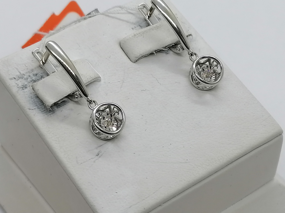 СЕРЬГИ БРИЛЛИАНТ (Au 585)