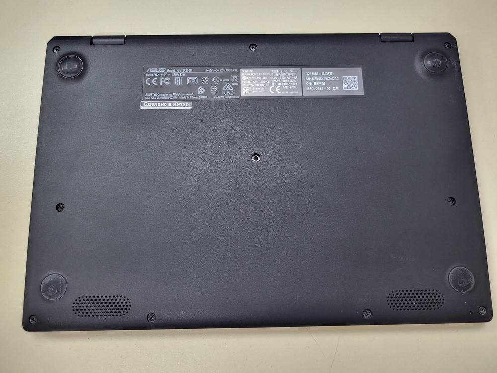 Ноутбук ASUS R214M; Celeron N4020, Intel UHD Graphics 600, 4 Гб, 64 Гб, Нет