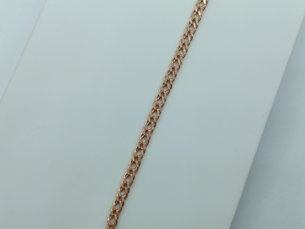 БЛБ585 БРАСЛЕТ ПОЛНОВЕСНЫЙ Бисмарк (Au 585)