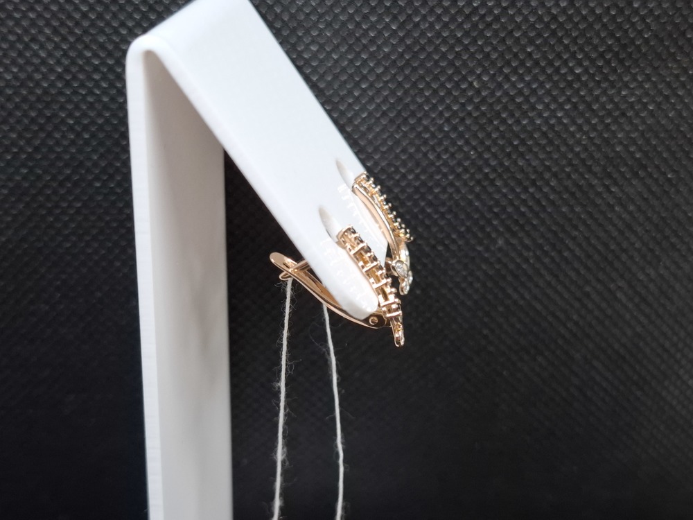 СЕРЬГИ С КАМНЯМИ (Au 585)