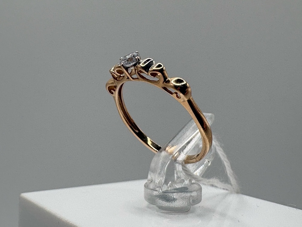 КОЛКМИ585 КОЛЬЦО С КАМНЯМИ (Au 585)