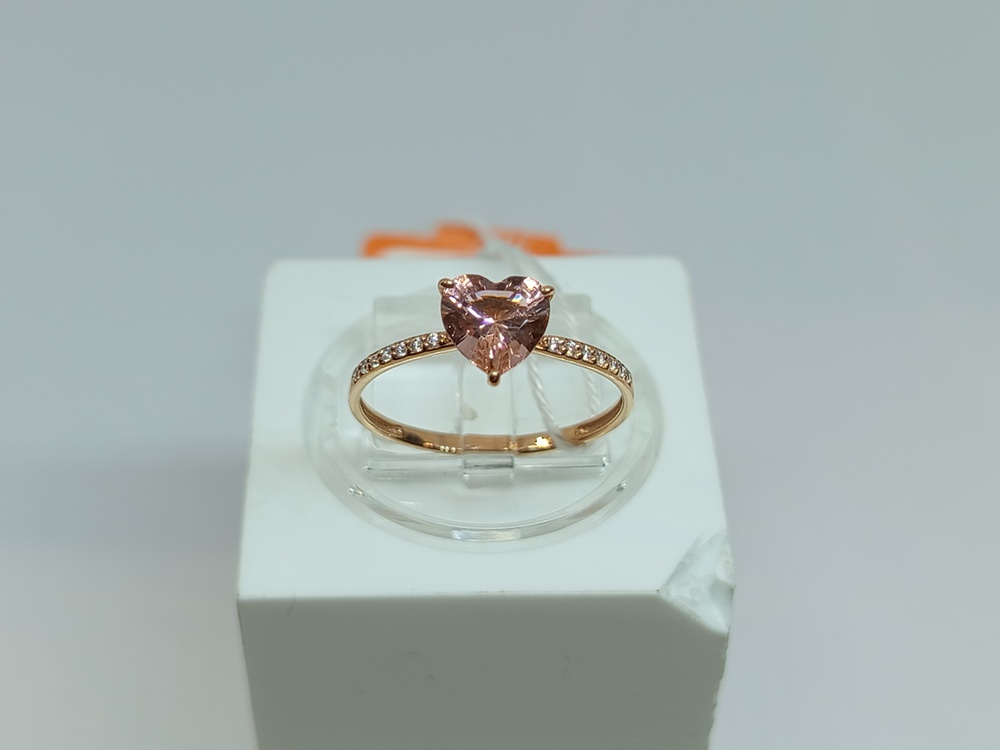 КОЛЬЦО С КАМНЯМИ (Au 585)