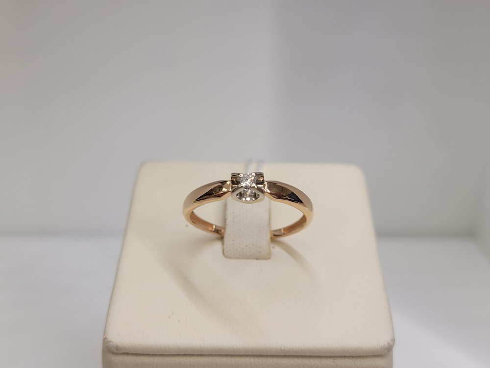 КОЛЬЦО БРИЛЛИАНТ Au 585