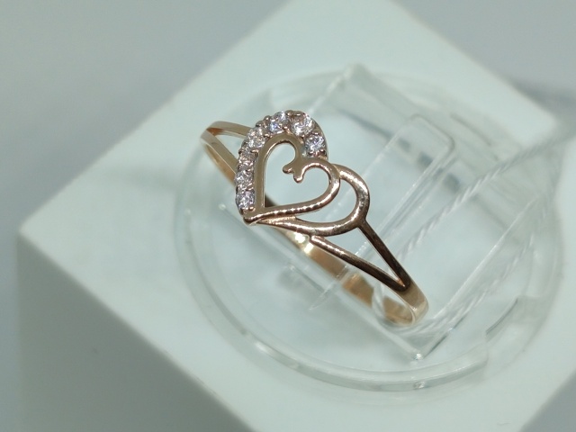 КОЛКМИ585 КОЛЬЦО С КАМНЯМИ (Au 585)