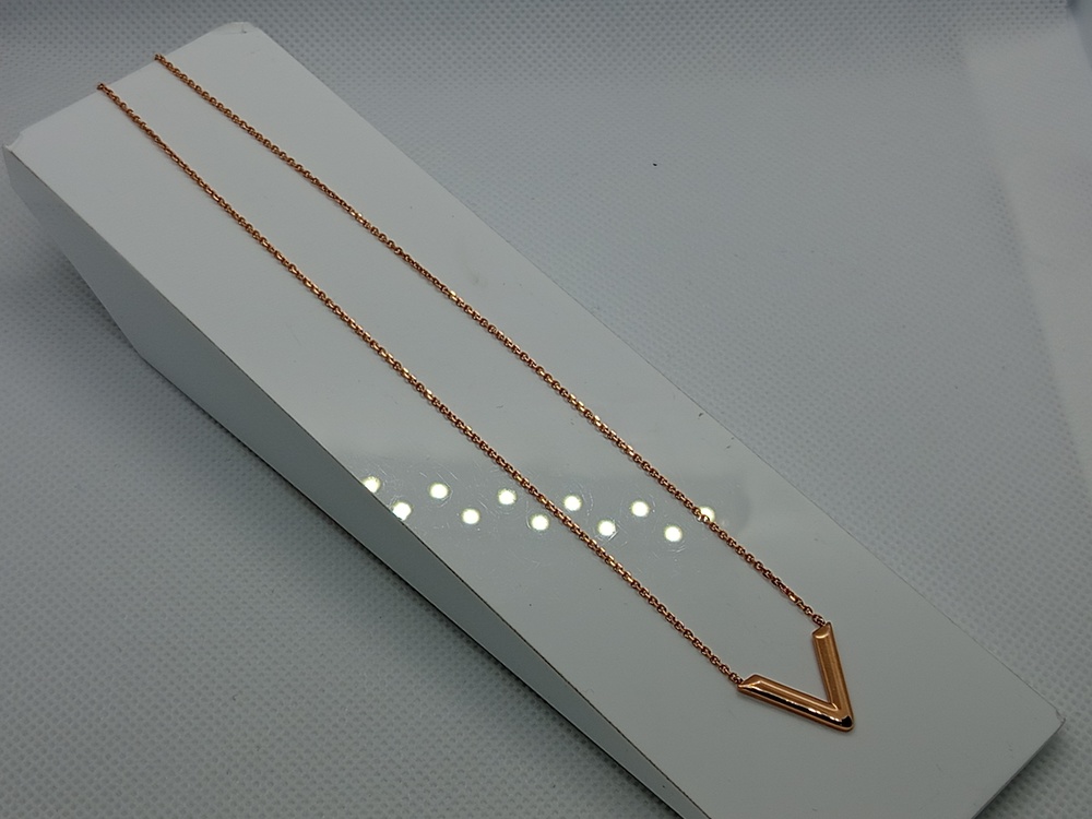 КОЛЬЕ С КАМНЕМ Au 585