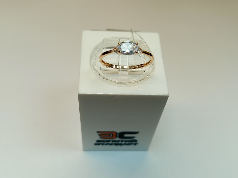 КОЛЬЦО С КАМНЯМИ (Au 585)