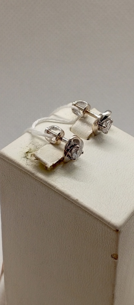 СПУС585 СЕРЬГИ ПУСЕТЫ (Au 585)