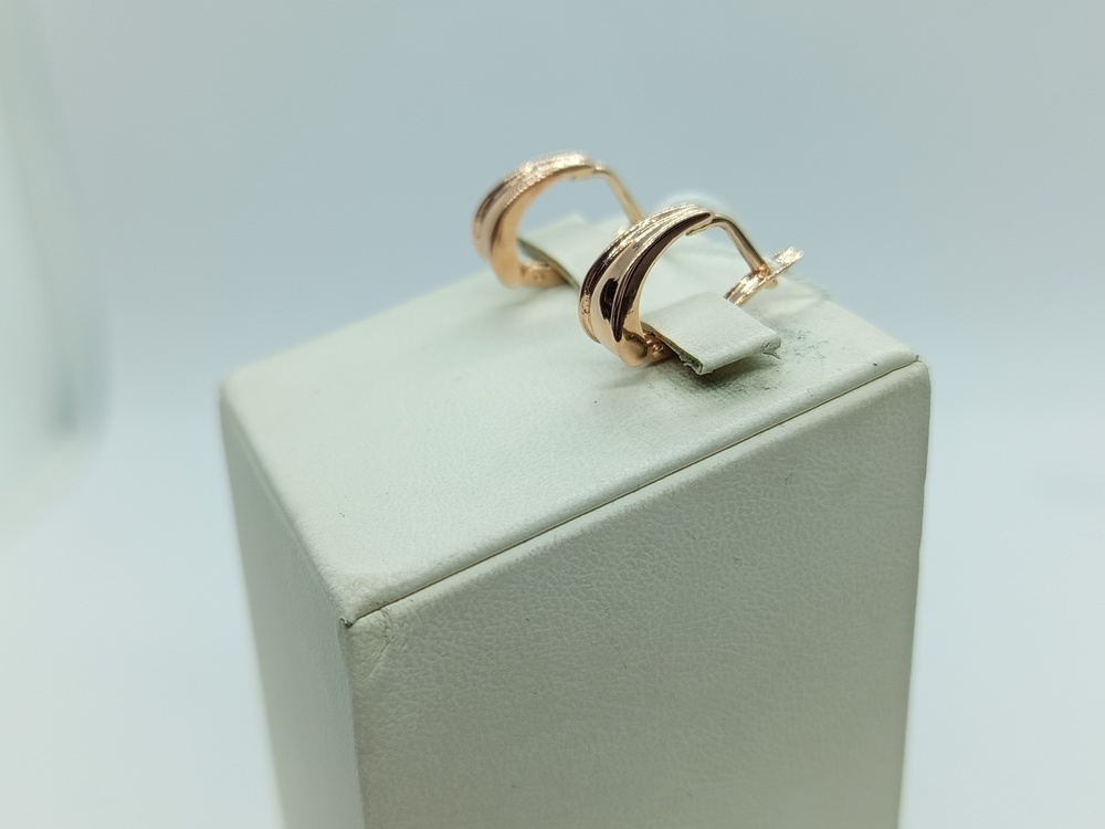 СЕРЬГИ БЕЗ КАМНЯ (Au 585)