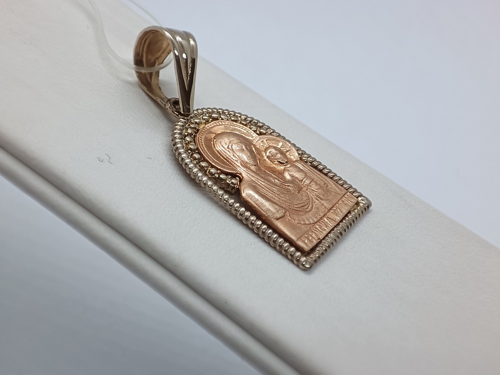 1802БК ПОДВЕСКА ИКОНА без камня (Au 585)