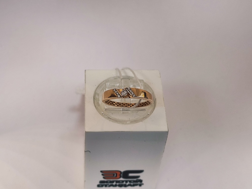 КОЛКМИ585 КОЛЬЦО С КАМНЯМИ (Au 585)