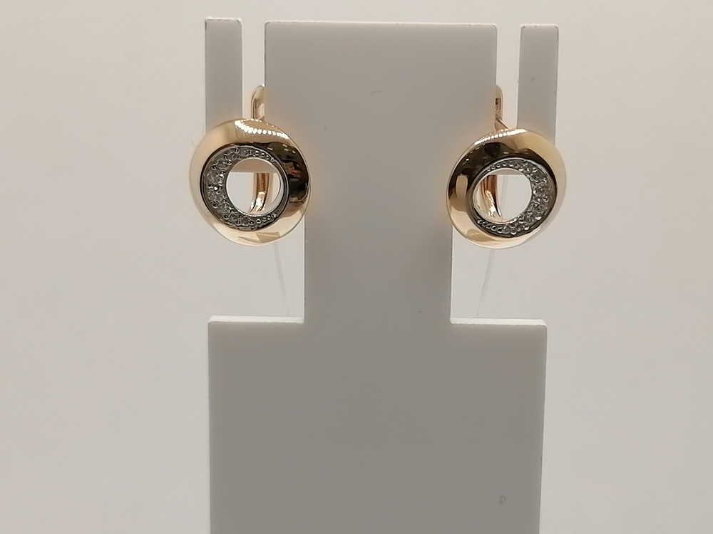 СЕРЬГИ С КАМНЯМИ (Au 585)