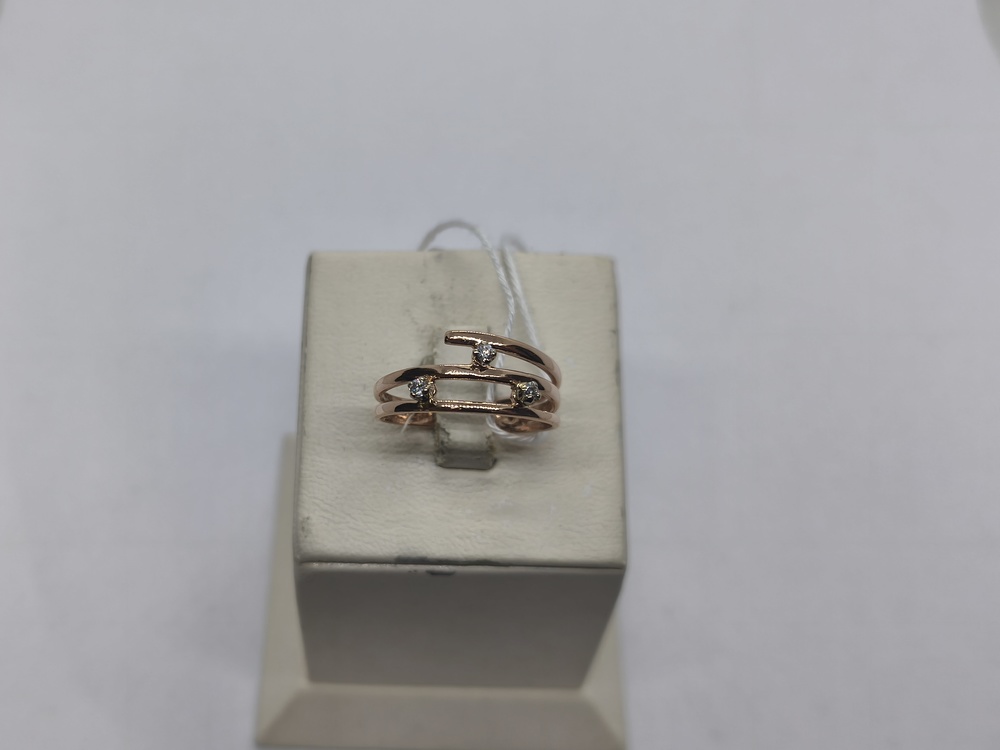 КОЛКМИ585 КОЛЬЦО С КАМНЯМИ (Au 585)
