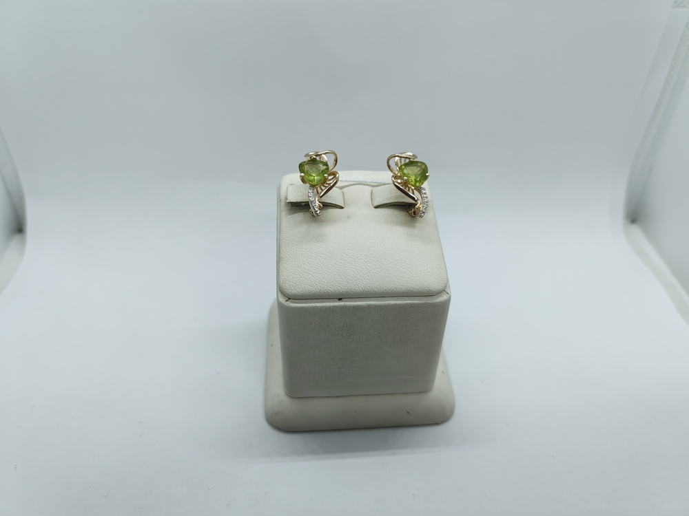 СЕРЬГИ С КАМНЯМИ (Au 585)