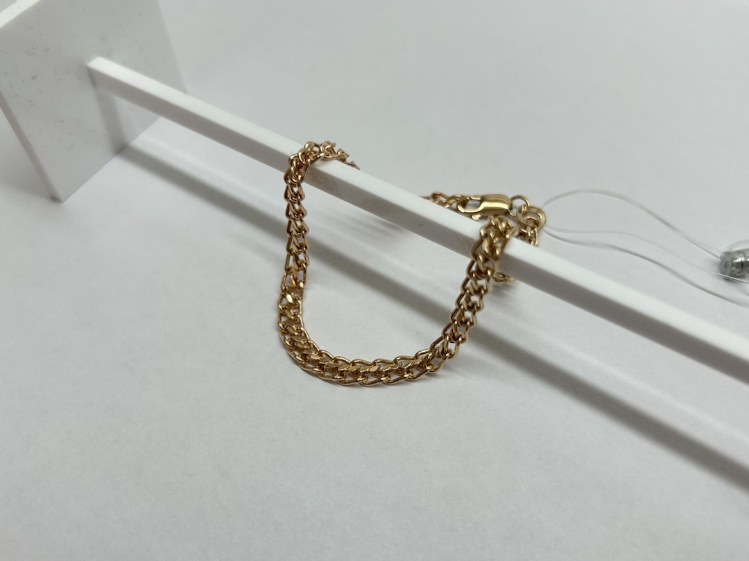 БРАСЛЕТ ПУСТОТЕЛЫЙ Царь (Au 585)