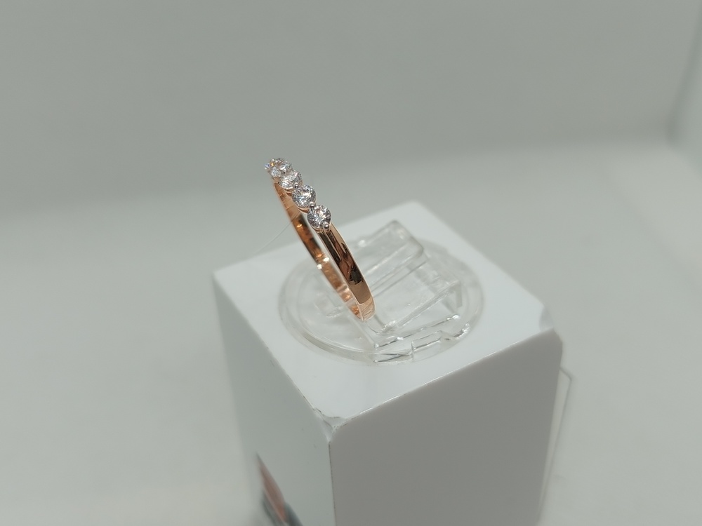 КОЛЬЦО С КАМНЯМИ (Au 585)