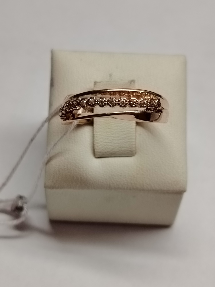 КОЛКМИ585 КОЛЬЦО С КАМНЯМИ (Au 585)