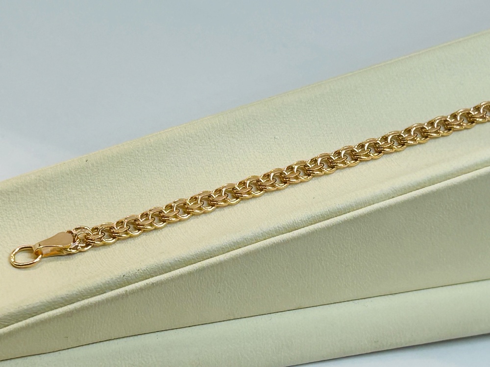 БРАСЛЕТ ПОЛНОВЕСНЫЙ Бисмарк (Au 585)