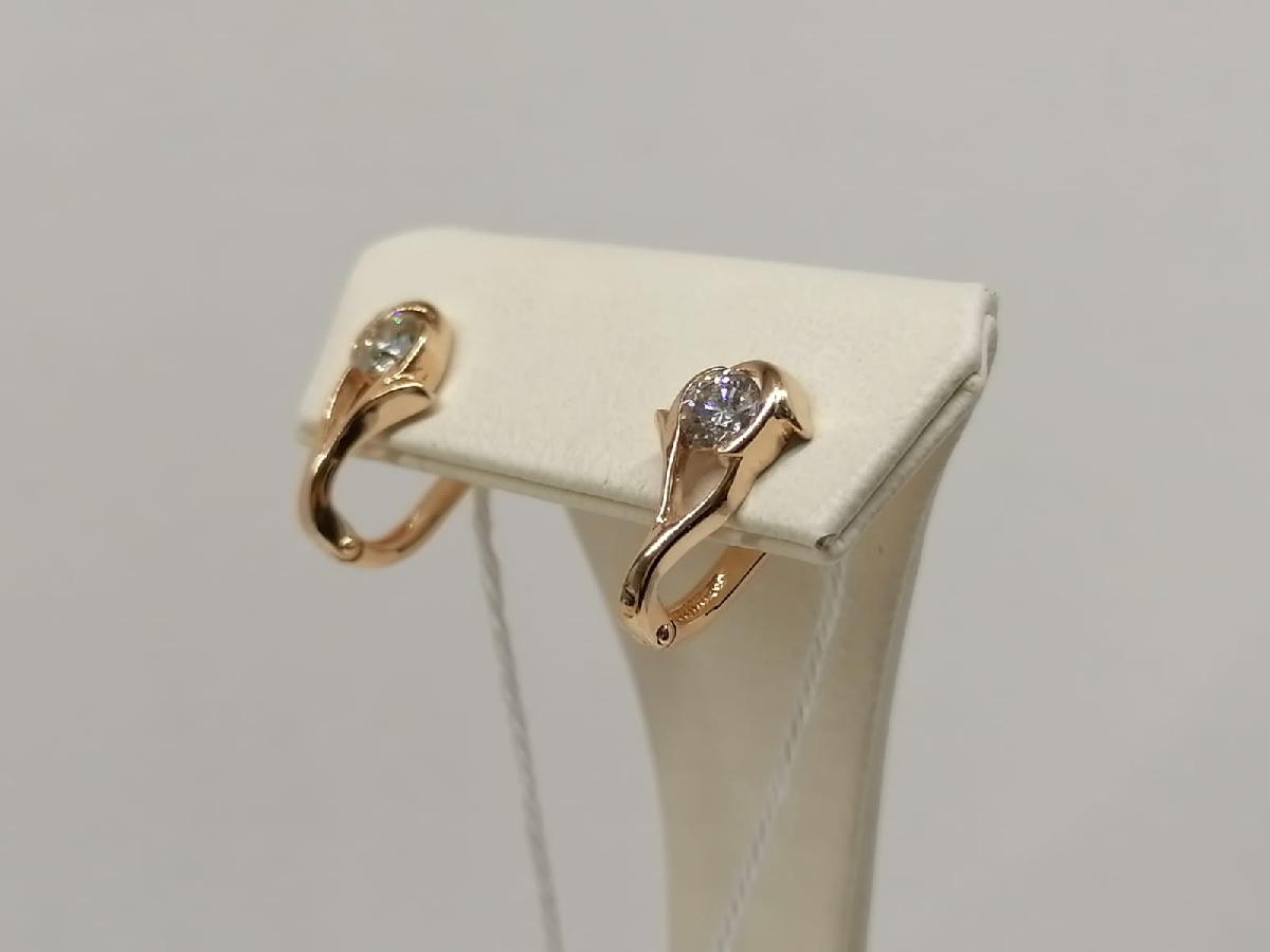 СЕРЬГИ БРИЛЛИАНТ (Au 585)