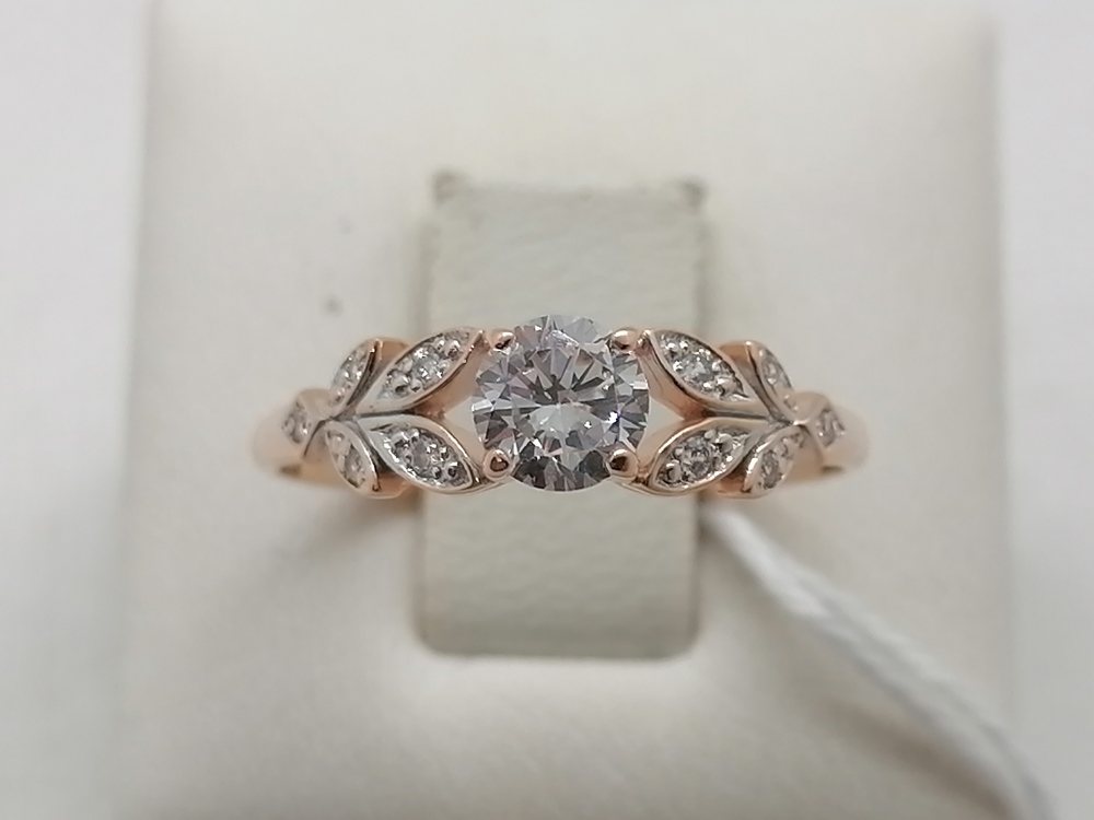 КОЛКМИ585 КОЛЬЦО С КАМНЯМИ (Au 585)