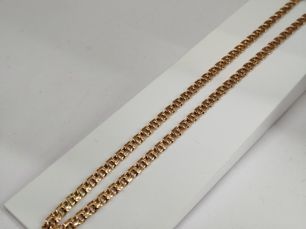 ЦЕПЬ ПОЛНОВЕСНАЯ Бисмарк (Au 585)