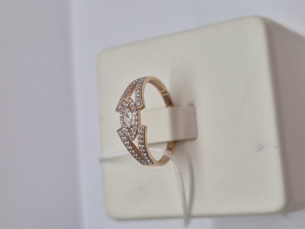 КОЛКМИ585 КОЛЬЦО С КАМНЯМИ (Au 585)