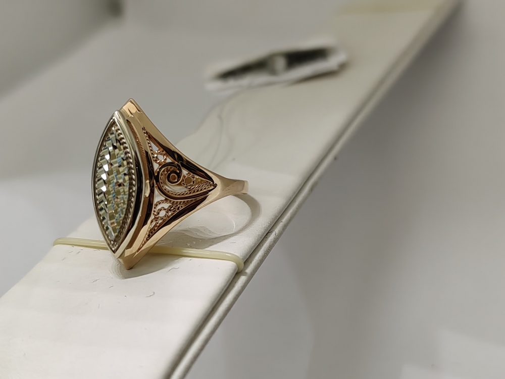 К-346_au КОЛЬЦО БЕЗ КАМНЯ (Au 585)