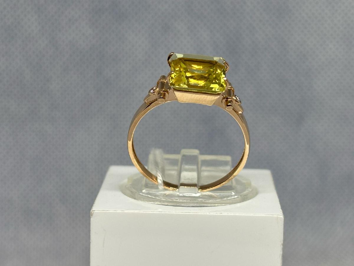 КОЛКМИ585 КОЛЬЦО С КАМНЯМИ (Au 585)