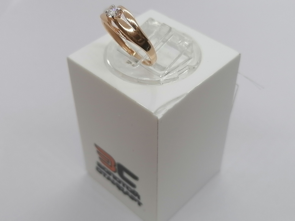 КОЛЬЦО С КАМНЕМ (Au 585)