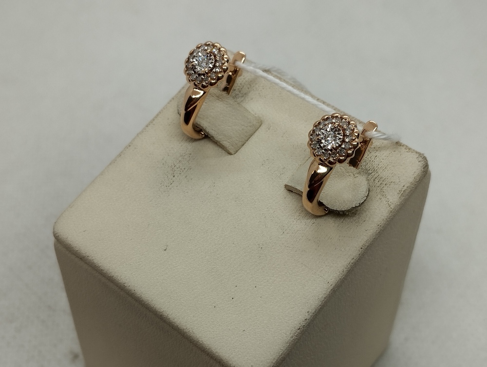 СЕРЬГИ БРИЛЛИАНТ (Au 585)