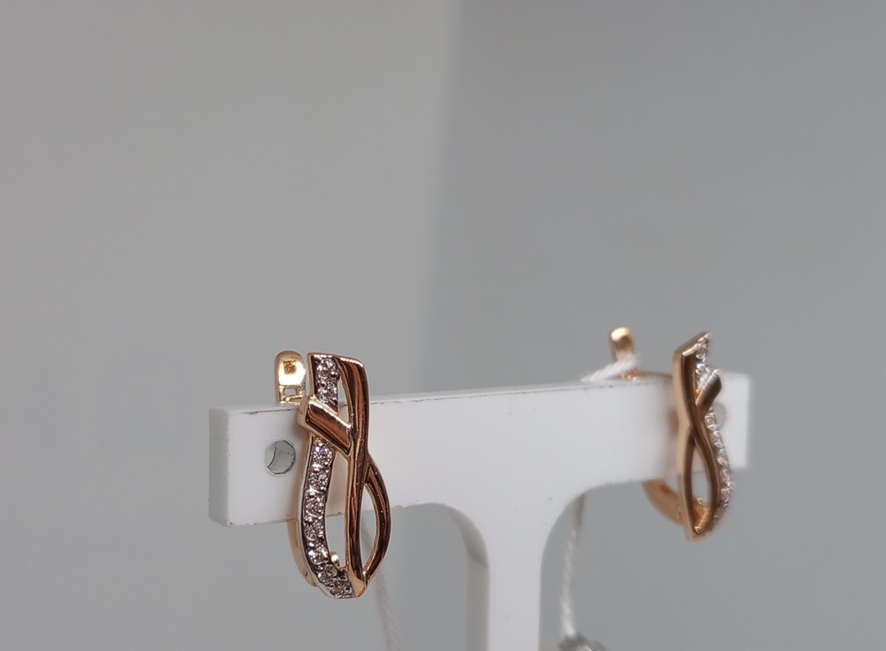 СЕРЬГИ С КАМНЯМИ (Au 585)