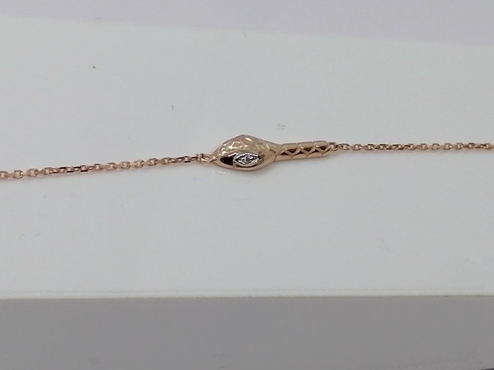 БРАСЛЕТ С КАМНЯМИ (Au 585)