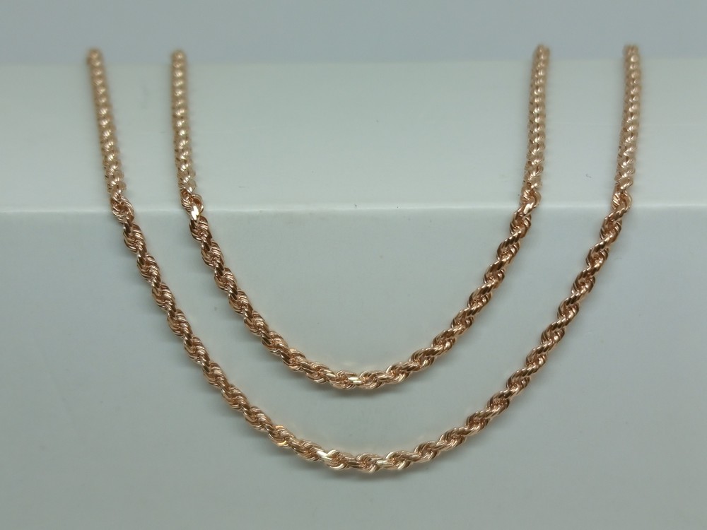 ЦЕПЬ ПОЛНОВЕСНАЯ Веревка (Au 585)