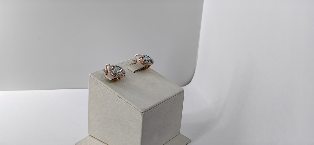 СКМИ585 СЕРЬГИ С КАМНЯМИ (Au 585) СКМИ585 СЕРЬГИ С КАМНЯМИ (Au 585)